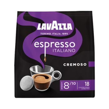 Lavazza Kaffee-Pads Cremoso, 18 Portionen